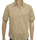 Armani Beige Short Sleeve Shirt