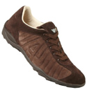 Armani Beige Suede Trainer Shoe