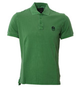 Armani Billiard Green Pique Polo Shirt