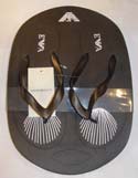 Armani Black & White Flip Flops