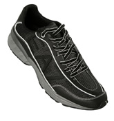 Armani Black and Mesh Trainers