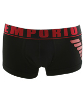 Armani Black and Red Boxer Shorts