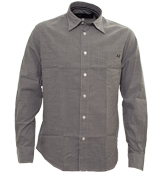 Armani Black and White Stripe Long Sleeve Shirt