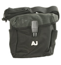 Armani Black Canvas Man Bag
