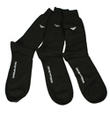 Armani Black Cotton Mix Socks (3 Pack)