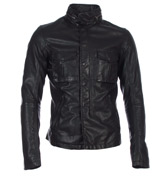 Armani Black Full Zip Hooded Jacket