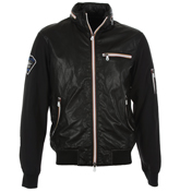 Armani Black Jacket with Concealed Hood