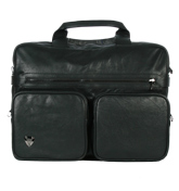 Armani Black Laptop Bag / Brief Case