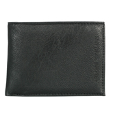 Black leather wallet