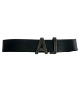 Armani Black Leather Wrist Strap
