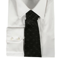 Armani Black Patterned Tie