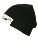 Armani Black Ribbed Hat