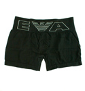Black Seamless Boxer Shorts