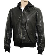 Armani Black Soft Leather Jacket