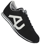 Armani Black Suede Trainers