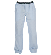 Blue and White Pyjama Bottoms