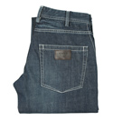 Armani Blue Button Fly Jeans