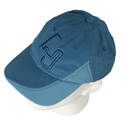 Armani Blue Cap with Large Sewn Logo