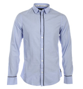 Armani Blue Fleck Shirt