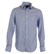 Armani Blue Stripe Shirt