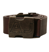 Armani Brown Leather Belt