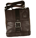 Armani Brown Leather Man Bag
