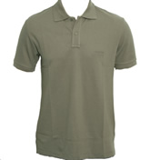 Armani Brown Pique Polo Shirt