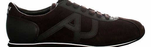 Armani Brown Suede/Leather Trainers