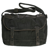 Chocolate Canvas Document Bag