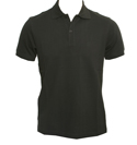 Armani Collezioni Black Slim Fit Pique Polo Shirt
