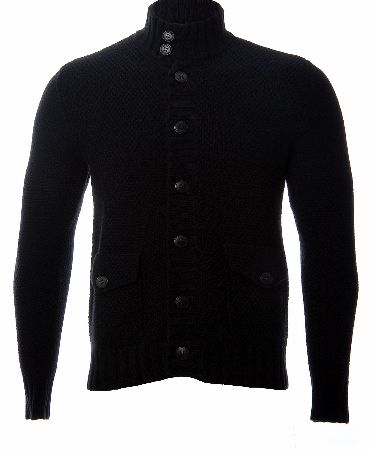 Armani Collezioni Button Pocket Knitted Cardigan