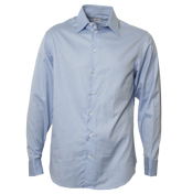 Armani Collezioni Mid Blue Long Sleeve Shirt