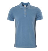 Armani Collezioni Mid Blue Polo Shirt and