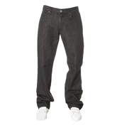 Armani Collezioni Regular Black Wash Jeans