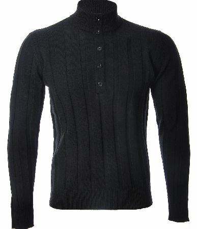 Armani Collezioni Ribbed Knitted Top