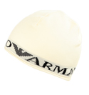 Armani Cream Beanie Hat