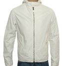 Armani Cream Lightweight Jacket with Removable Hood