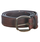 Armani Dark Brown Buckle Belt