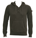 Armani Dark Brown Hooded Sweater