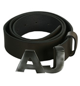 Armani Dark Brown Leather Belt