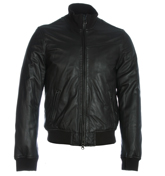 Armani Dark Brown Soft Leather Jacket