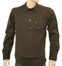 Armani Dark Green Long Sleeve Shirt