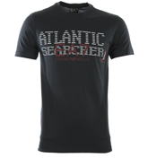 Armani Dark Slate T-Shirt with Printed Design