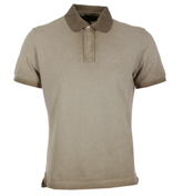 Armani Denim Culture M22 Beige Pique Polo Shirt