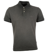 Armani Denim Culture M22 Faded Black Pique Polo