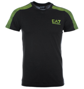 EA7 Black Crew Neck T-Shirt