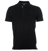 Armani EA7 Black Polo Shirt