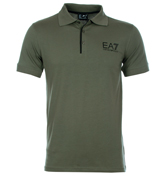 EA7 Dark Sea Green Polo Shirt