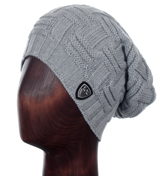 Armani EA7 Light Grey Beanie Hat