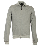 Armani EA7 Light Grey Full Zip Sweatshirt